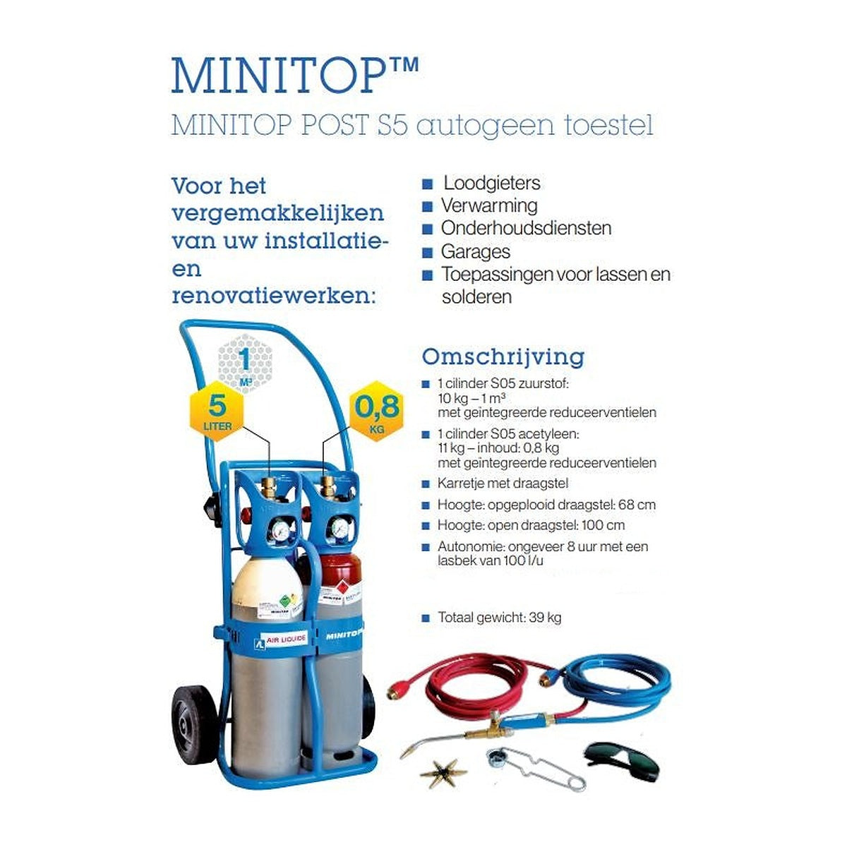 Air Liquide Albee Flame S5 DUO bij Gasdepot IJmond