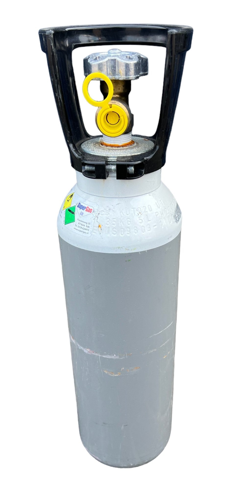 HWTS Vulling Zuurstof 5 Liter bij Gasdepot IJmond